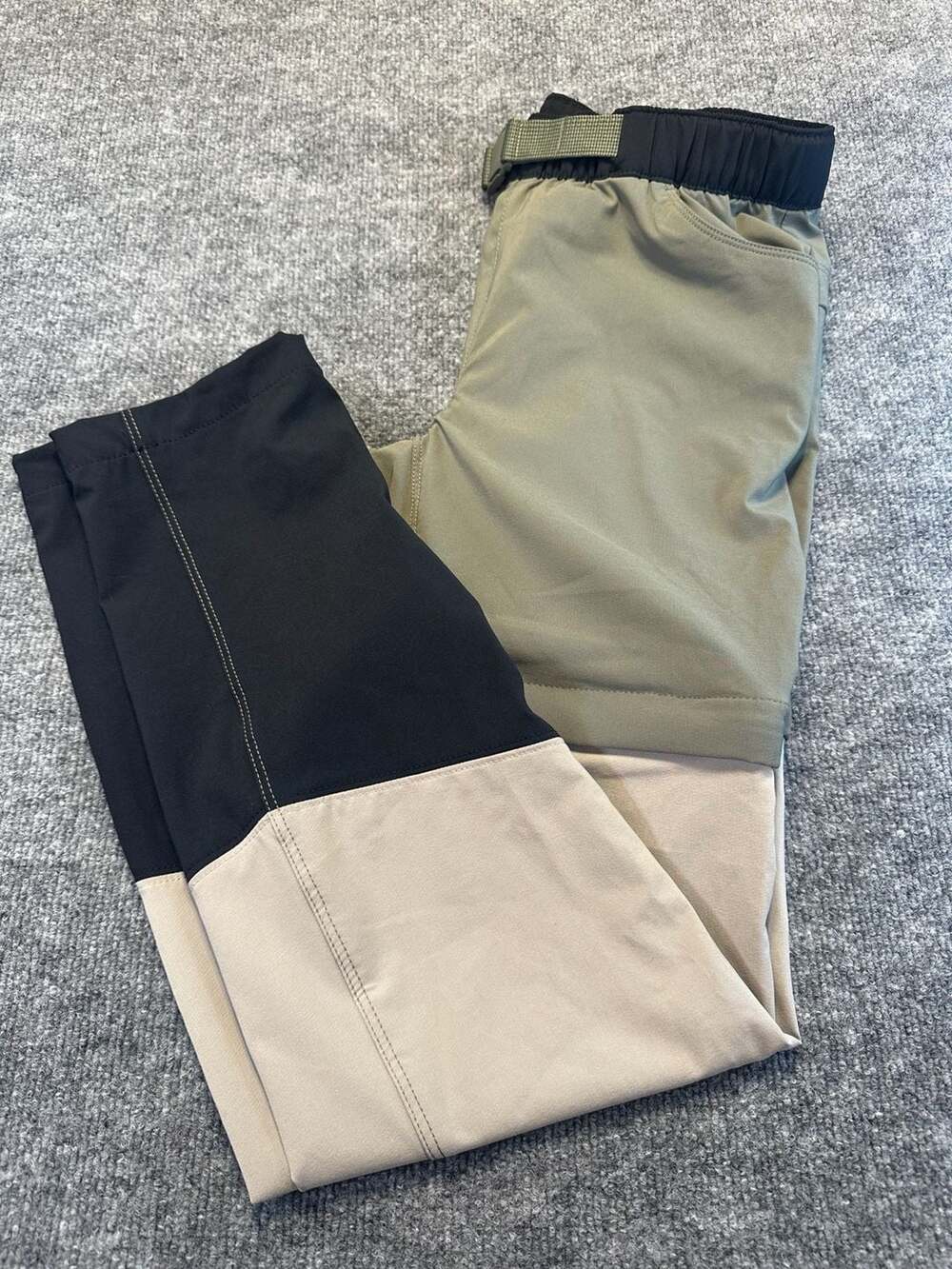 Eddie Bauer Women's Size 2 Convertible Colorblock Hiking Camping Utility Pants